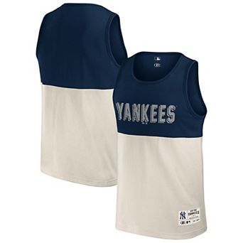 Men's Darius Rucker Collection by Fanatics Navy New York Yankees Colorblock Tank Top