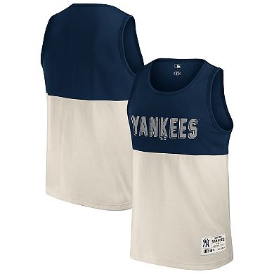 Men's Darius Rucker Collection by Fanatics Navy New York Yankees Colorblock Tank Top