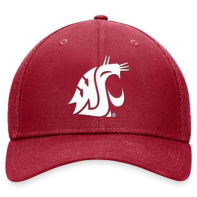 Men's Top of the World Crimson Washington State Cougars Spacer Flex Hat