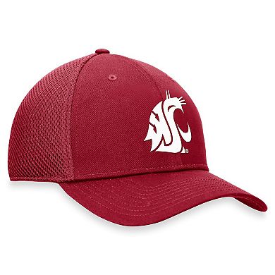 Men's Top of the World Crimson Washington State Cougars Spacer Flex Hat