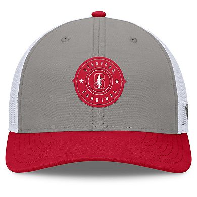 Men's Top of the World Gray/Cardinal Stanford Cardinal Rob Trucker Adjustable Hat