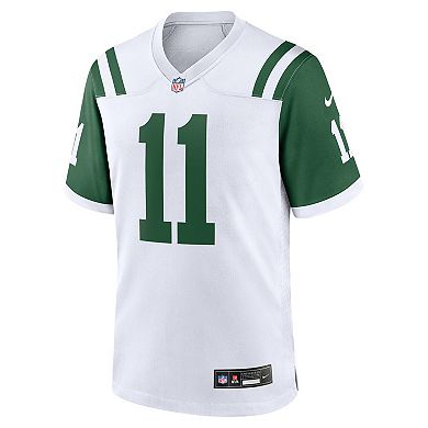 Men's Nike Jermaine Johnson II White New York Jets Classic Alternate Game Jersey