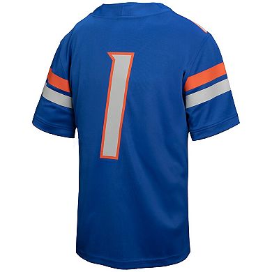 Youth Nike #1 Royal Boise State Broncos Untouchable Football Jersey
