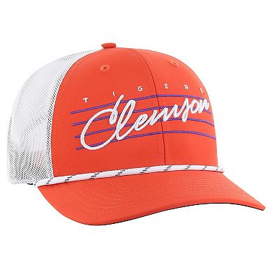 Men's '47 Orange Clemson Tigers Downburst Trucker Adjustable Hat