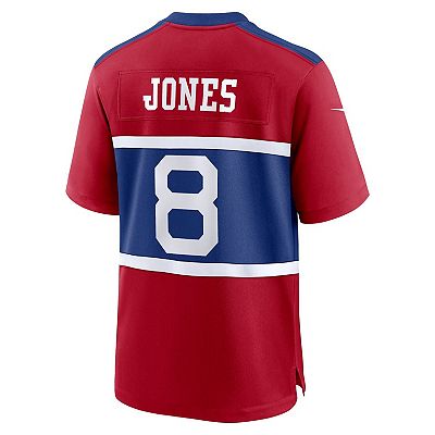 Men's Nike Daniel Jones Century Red New York Giants Alternate