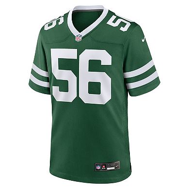 Men's Nike Quincy Williams Legacy Green New York Jets Game Player Jersey
