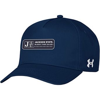Men's Under Armour Navy Jackson State Tigers 2023 Sideline Adjustable Hat