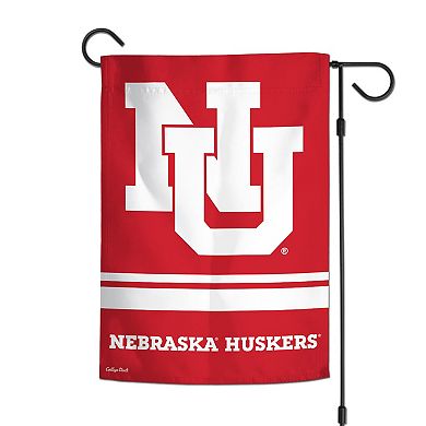 WinCraft Nebraska Huskers 12” x 18” Double-Sided College Vault Garden Flag