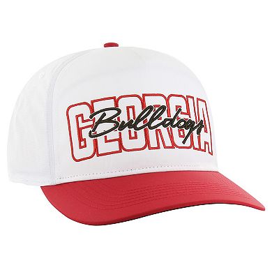 Men's '47 White Georgia Bulldogs Lineman Hitch Adjustable Hat