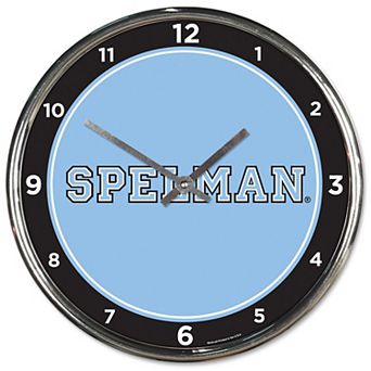 WinCraft Spelman College Jaguars Team Chrome Wall Clock