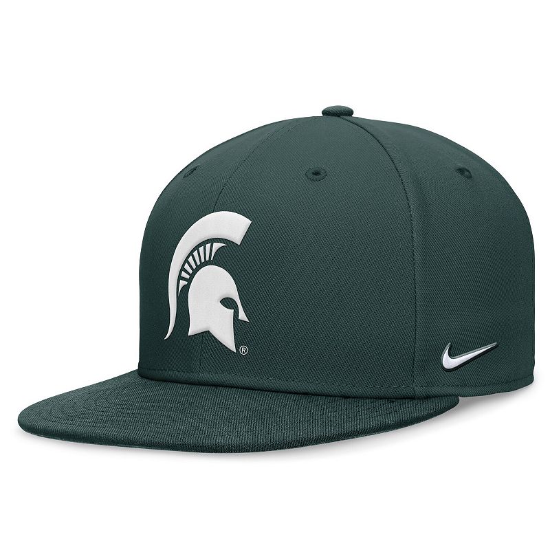 Men's Nike Green Michigan State Spartans On-Field Pro Fitted Hat, Size: 7