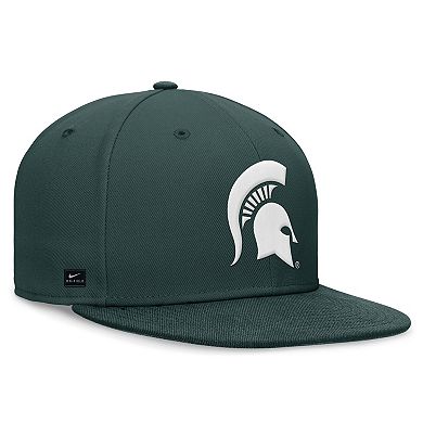 Men's Nike Green Michigan State Spartans On-Field Pro Fitted Hat