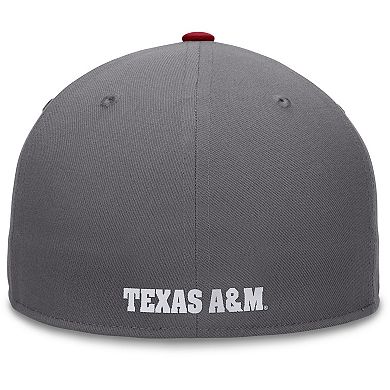 Men's Top of the World Gray/Maroon Texas A&M Aggies Rally Two-Tone Fitted Hat