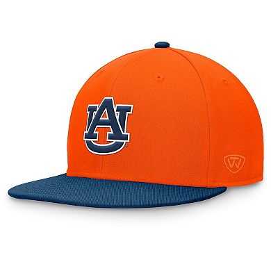 Men's Top of the World Orange/Navy Auburn Tigers Rally Two-Tone Fitted Hat