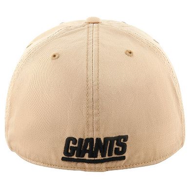 Men's '47 Khaki New York Giants Dusted Relaxed Franchise Fitted Hat