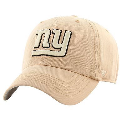 Men's '47 Khaki New York Giants Dusted Relaxed Franchise Fitted Hat