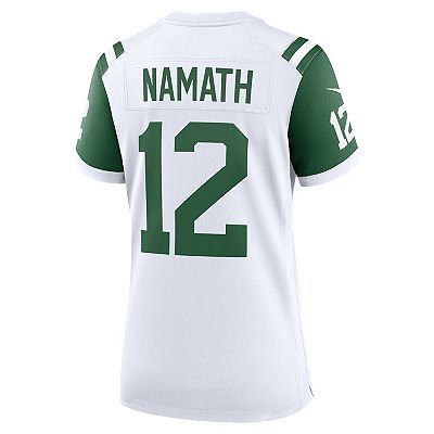 Women s Nike Joe Namath White New York Jets Classic Alternate Retired Player Game Jersey