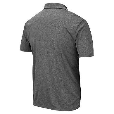 Men's Colosseum Heather Gray Duke Blue Devils Smithers Polo