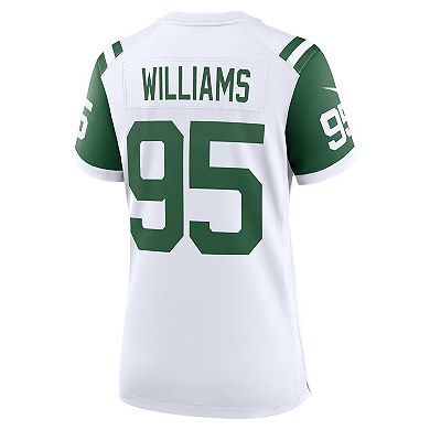 Women's Nike Quinnen Williams White New York Jets Classic Alternate Game Jersey