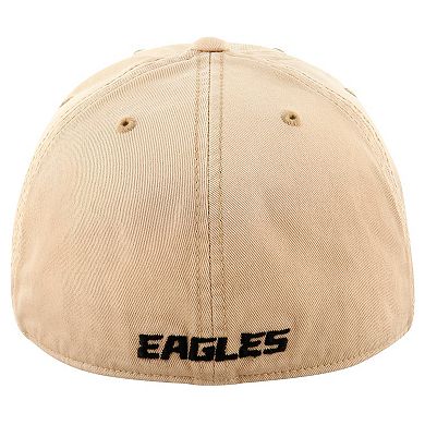 Men's '47 Khaki Philadelphia Eagles Dusted Relaxed Franchise Fitted Hat