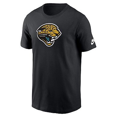 Men's Nike Black Jacksonville Jaguars Rewind Logo Essential T-Shirt