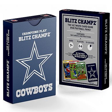 Blitz Champz Dallas Cowboys NFL Football Card Game