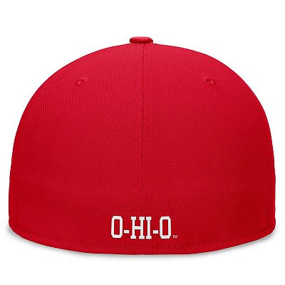 Men s Nike Scarlet Ohio State Buckeyes Legacy True Fitted Hat