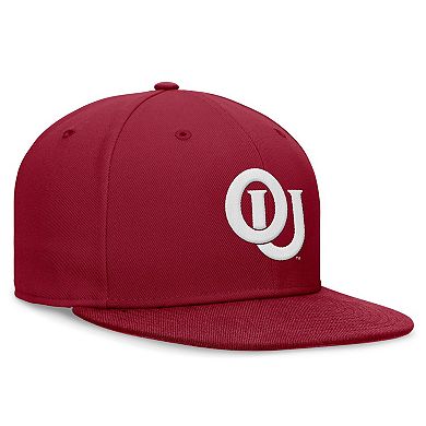 Men's Nike Crimson Oklahoma Sooners Legacy True Fitted Hat