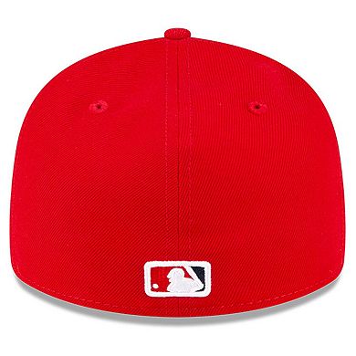 Men's New Era Red Los Angeles Angels National Baseball Hall of Fame Low Profile 59FIFTY Fitted Hat