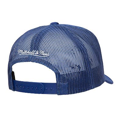 Men's Mitchell & Ness Royal Philadelphia 76ers Core Evergreen OTC Trucker Adjustable Hat