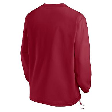 Men's Nike Crimson Alabama Crimson Tide 2024 Sideline Pullover Windshirt