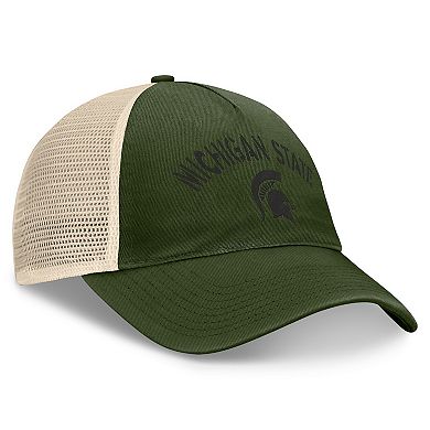 Men's Top of the World Hunter Green Michigan State Spartans OHT Military Appreciation Glory Trucker Adjustable Hat