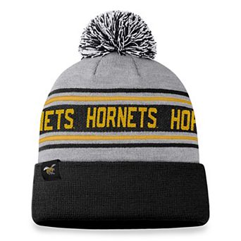Men's Top of the World Heather Gray Alabama State Hornets Frigid Cuffed Knit Hat with Pom