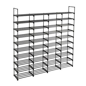 10 tier Metal Shoe Rack Storage Organizer 80 Pairs