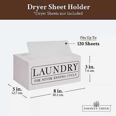 Dryer Sheet Holder For Laundry Room Organization