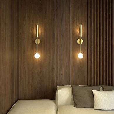Ozarke Linear Glow Lamp - Modern Contemporary Wall Light Warm 3000k