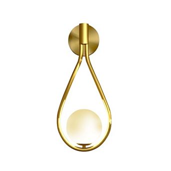 Ozarke Tear Drop Sconce Mid-century Modern Wall Sconce, Warm 3000k