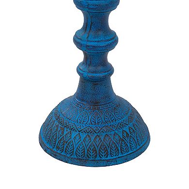 Sunnydaze Backyard Beauty Metal Bird Bath - Patina - 18 in