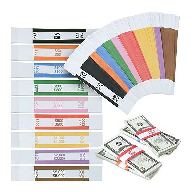 Self-adhesive Money Bands For Cash 300 Pcs