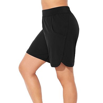 Swimsuits for All Women's Quick-Dry Petal Hem Short