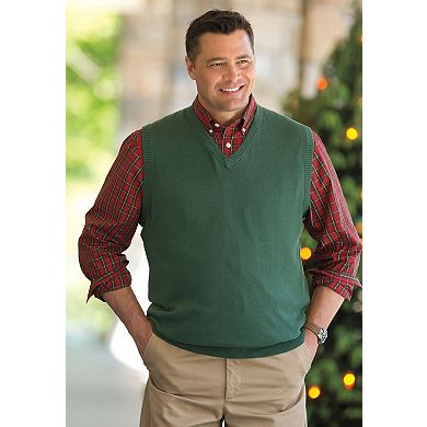 KingSize Men's Big & Tall Lightweight V-Neck Sweater Vest