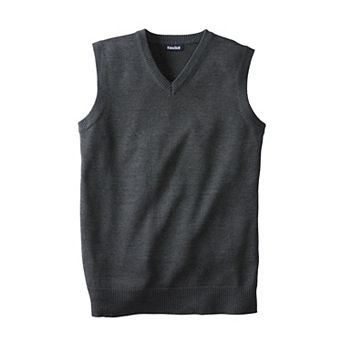 KingSize Men's Big & Tall Lightweight V-Neck Sweater Vest