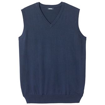 KingSize Men's Big & Tall Lightweight V-Neck Sweater Vest