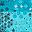 Deep Turquoise Stencil