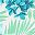 Turquoise Tropical