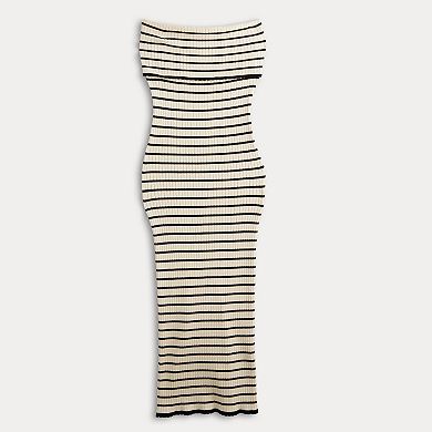 Juniors' SO Foldover Tube Maxi Dress