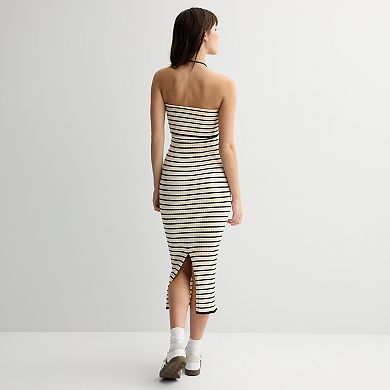 Juniors' SO Foldover Tube Maxi Dress