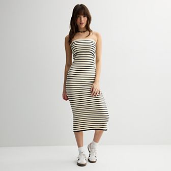 Juniors' SO® Foldover Tube Maxi Dress