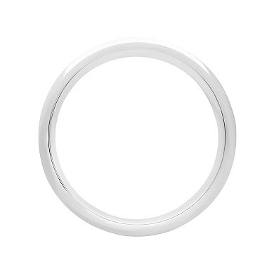 Men's Stainless Steel Black Ion Plated 8 mm Cross Ring