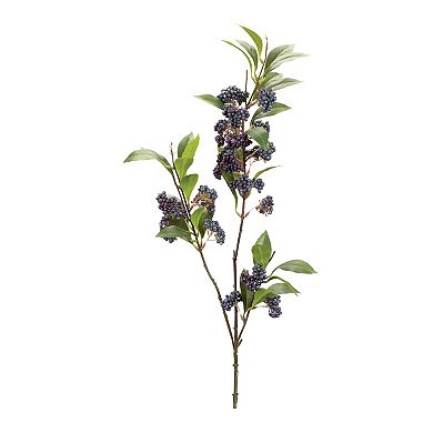 Mini Berry Branch (Set Of 2) 38"h Polyester